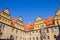 Facade with bay window of the castle in Merseburg