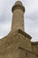 Facade of the Beyler mosque and minaret in Baku, Azerbaijan