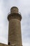 Facade of the Beyler mosque and minaret in Baku, Azerbaijan