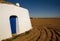 Facade of a Bombo - Traditional shelter from La Mancha