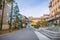 Facade of the buildings in the campus of University of California, Berkeley