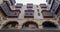 Facade of caravansary Wikala of al-Ghuri, Medieval Cairo, Egypt