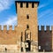 Facade of Castelvecchio in Verona