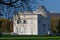 The facade of the castle in the Bagatelle park. This small castle was built in 1777 in neo-palladian style.Paris.