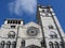 Facade of the cathedral of Genoa in Italy.