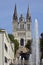 Facade cathedral Saint Maurice at Angers in France