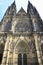 Facade of Cathedral of Saint Vitus, Prague