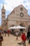 Facade. Cathedral of St Anastasia. Zadar. Croatia.