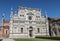 The facade of the Certosa di Pavia
