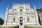 The facade of the Certosa di Pavia