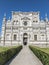 The facade of the Certosa di Pavia