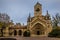 Facade of Chapel, Vajdahunyad Castle in Budapest