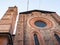 facade of Chiesa del Carmine in Pavia city