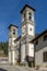 The facade of the church of the sacred hermitage of Camaldoli, Arezzo, Italy