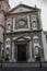 Facade of the church of San Giovanni Battista in Vietri sul Mare, a town on the Amalfi Coast famous for its ceramic works