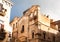 The facade of Church of Sant`Agata alla Guilla in Capo district, Palermo, Sicily, Italy