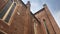 Facade of the church of Santa Anastasia, Verona, Italy.