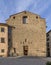 The facade of the Church of the Spirito Santo, or of Sant`Ignazio in the historic center of Pistoia, Tuscany, Italy