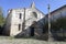 Facade of the Collegiate Church of Santa MarÃ­a del Campo in La CoruÃ±a, Galicia, Spain