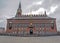 Facade of the Copenhagen city hall in Denmark