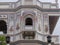 Facade decorated with colorful drawings of the Heritage Hotel in Mandawa, Rajasthan, India