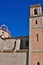 Facade with dome of the Altea cathedral, Alicante - Spain