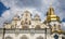 Facade of Dormition Cathedral in Kiev, Ukraine
