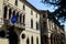 Facade of an elegant building in Padova in Veneto (Italy)