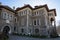 Facade and entrance of Cantacuzino Palace, Busteni ,Prahova Valley, Romania