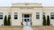 Facade and entrance to Chinook Public School build in 1924