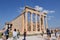 Facade of the Erechtheion known as The Caryatids At The Acropolis Of Athens. History, Architecture, Travel, Cruises.