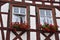 Facade of Fachwerkhaus in Germany