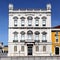 Facade of famous building in Lisbon