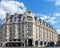 Facade of famous Hotel Lutetia in Paris, France