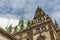 Facade of the famous Rathaus (City Hall) in Hamburg, Germany