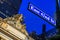 Facade of Grand Central Terminal at twilight in New York