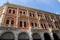 Facade of the grand palace of Debite in Padua in Veneto (Italy)