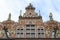 The facade of the great armory in Gdansk, Poland