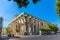 Facade of Great Synagogue at Allenby street main boulevard in downtown district of Lev HaIr in Tel Aviv Yafo, Israel