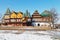 Facade of Great Wooden Palace in Kolomenskoe