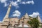 Facade of the Hagia Sofia in Istanbul, Turkey, Europe