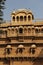 The facade of a Haveli