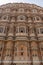 Facade of the Hawa Mahal in Jaipur India