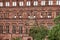 The facade of the Heidelberg castle ruins
