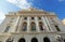 Facade of historic building of Secretary of Justice of Sao Paulo