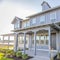 Facade of home against bright sky in Daybreak Utah