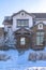 Facade of a home nestled at the residential community of Wasatch Mountains