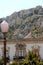 Facade of a house with three balconies in Scicli in Sicily (Italy)