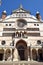 The facade of the imposing Cathedral of Cremona - Cremona - Ital