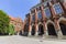 Facade of Jagiellonian University, Old Town, Krakow, Poland